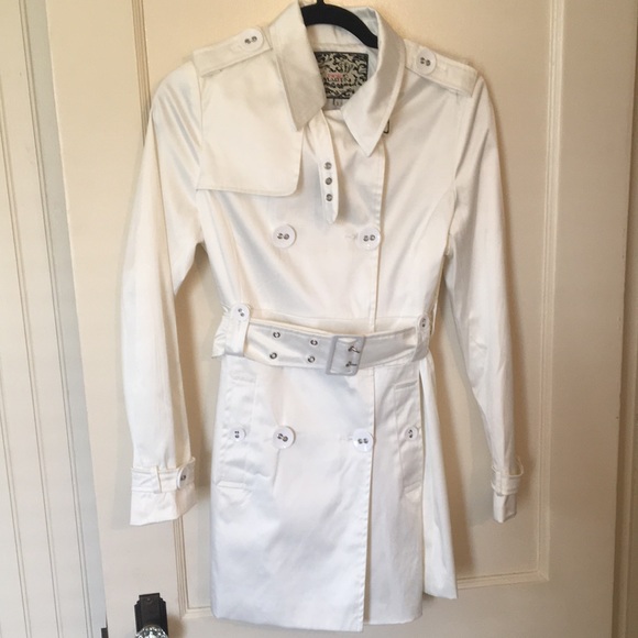 Pink Martini Jackets & Coats Nwot Pink Martini Belted Trench Coat